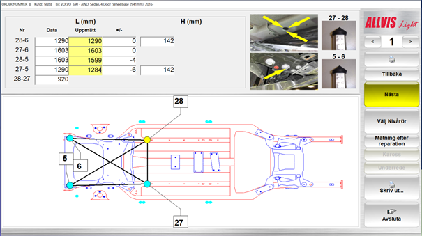 Skärmavbild av Allvisprogrammet.
