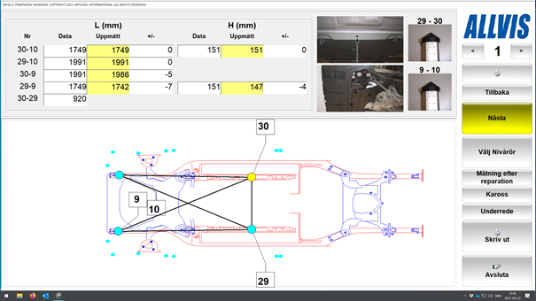 Skärmavbild av Allvisprogrammet.